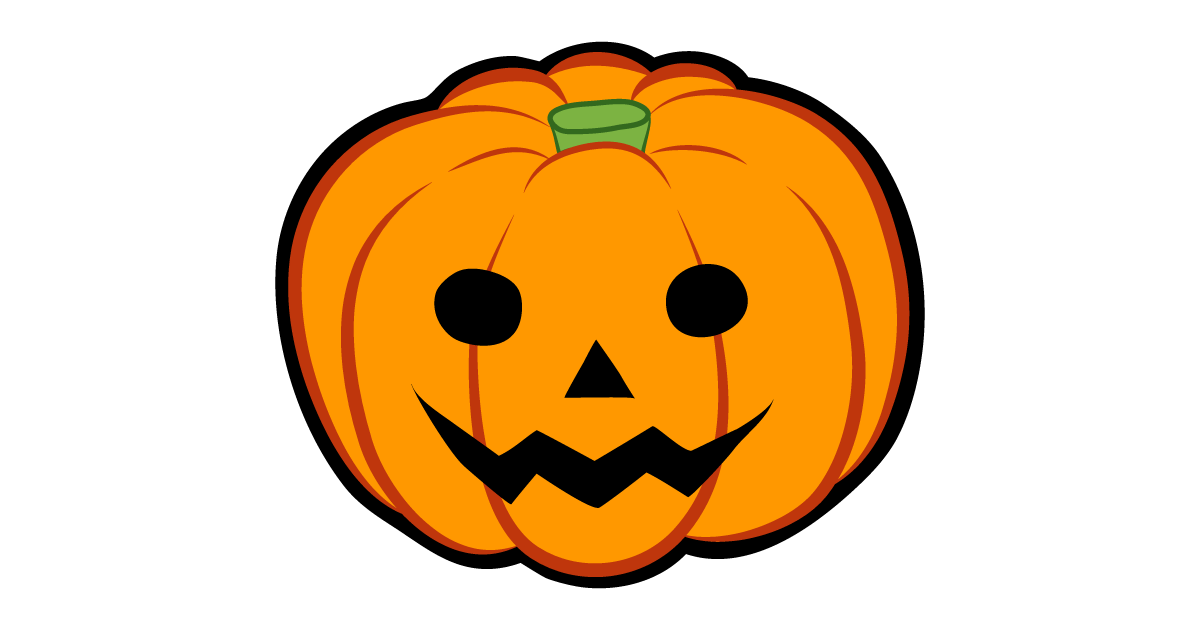 ハロウィン かぼちゃ イラスト１ 無料 フリー素材 ベクターデータ 商用利用ok